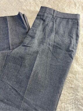 Haggar Gray Dress Pants Classic Fit Straight Flat Front Pockets Size 36x32